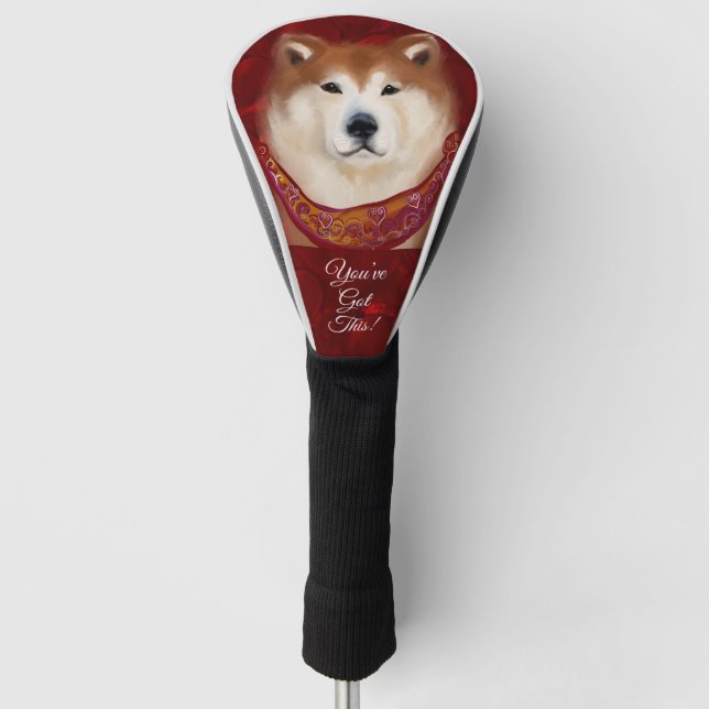 AKITA GOLF HEAD COVER (Front)