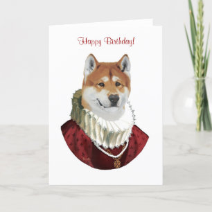 Akita, Happy Birthday! card
