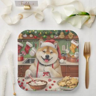 Akita Holiday Baking: Festive Christmas Paper Plate