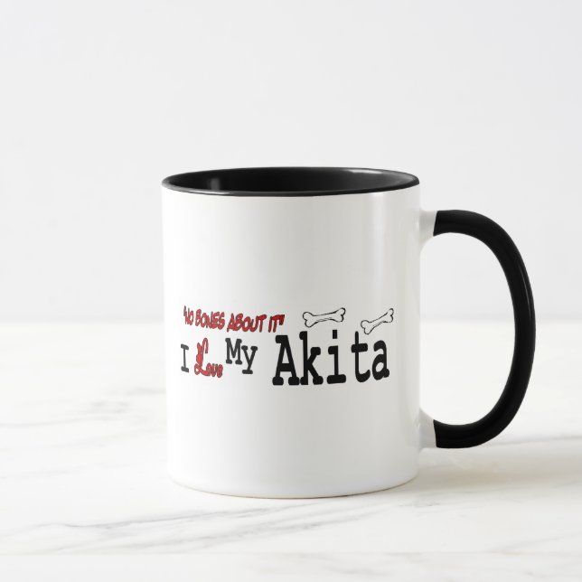 Akita (I Love) Mug (Right)