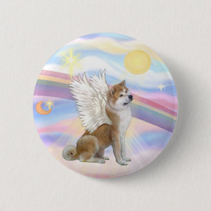 Akita Inu 6 Cm Round Badge
