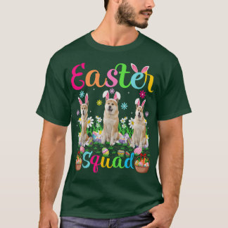 Akita Inu Dog Bunny Ear Easter Squad Akita Inu Hap T-Shirt