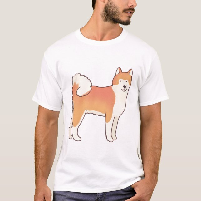 Akita inu dog Magic T-Shirt (Front)