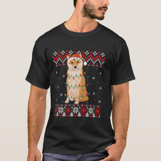 Akita Inu Dog Santa Hat Men Women Kids Ugly Christ T-Shirt