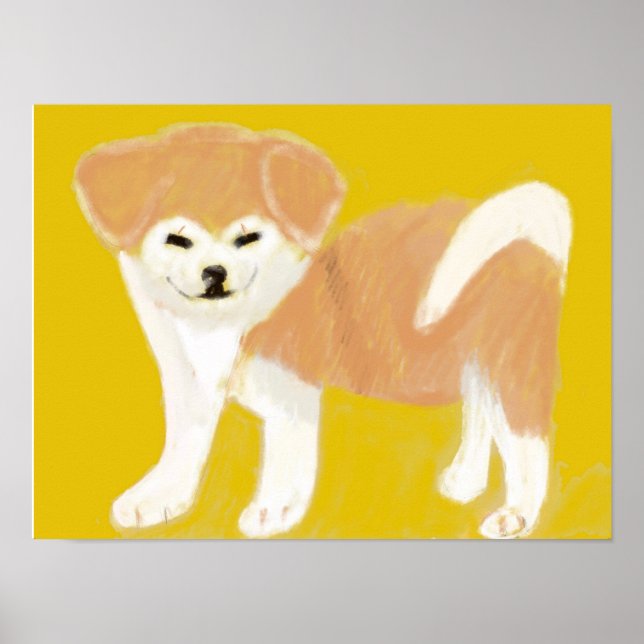 Akita inu poster (Front)