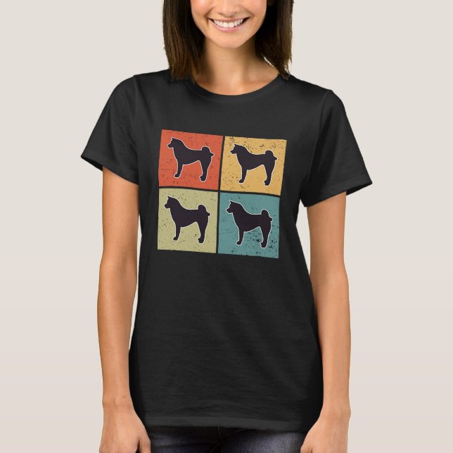 Akita Inu Vintage  4 T-Shirt (Front)