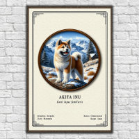 Akita Inu Zoology Series