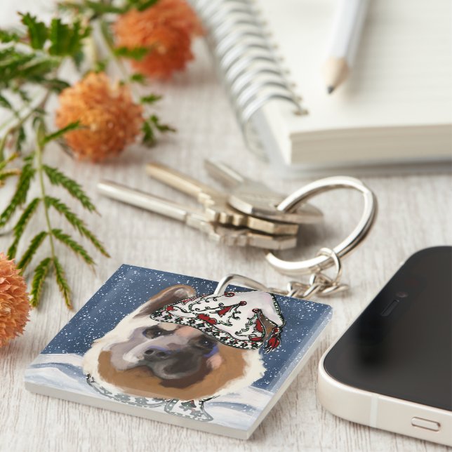 Akita      key ring (Front Right)