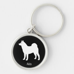 Akita Key Ring