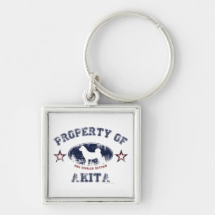 Akita Key Ring