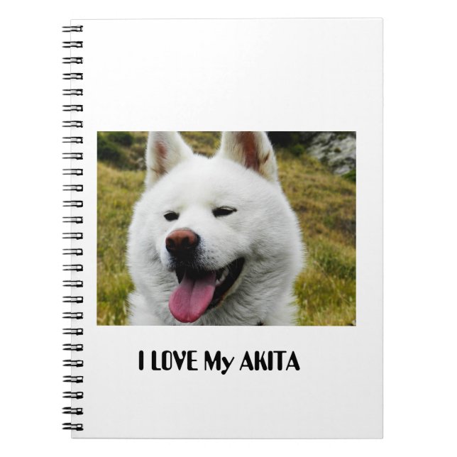 Akita Love Notebook (Front)