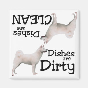 Akita Lovers Dishwasher Magnet
