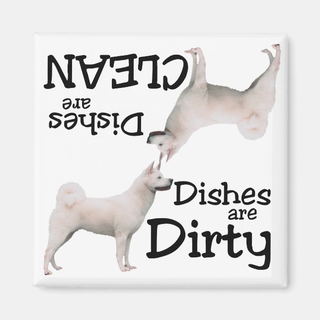 Akita Lovers Dishwasher Magnet (Front)