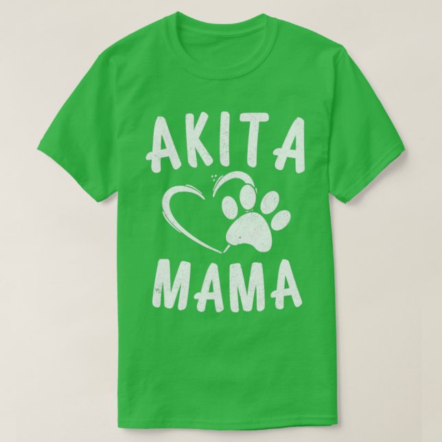 Akita Mama2 T-Shirt (Design Front)