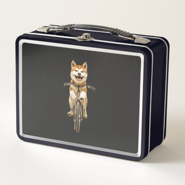Akita  metal lunch box (Front)