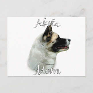 Akita Mum 2 Postcard