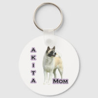 Akita Mum 4 - Keychain