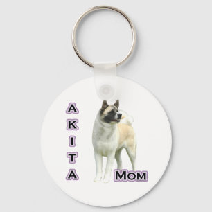 Akita Mum 4 - Keychain
