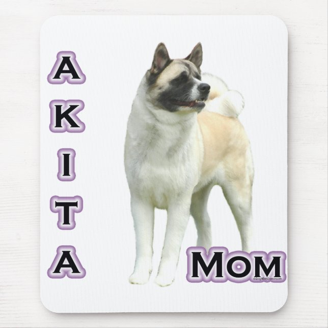 Akita Mum 4 Mouse Pad (Front)