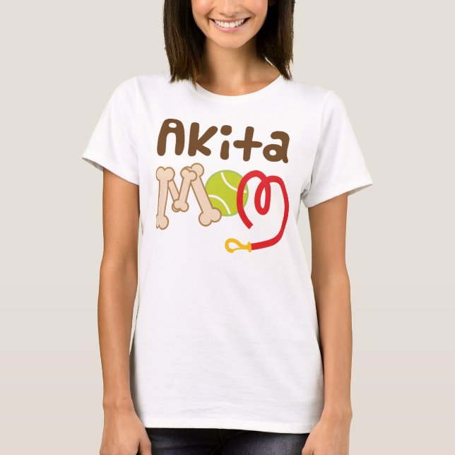 Akita Mum (Dog Breed) Gift T-Shirt (Front)