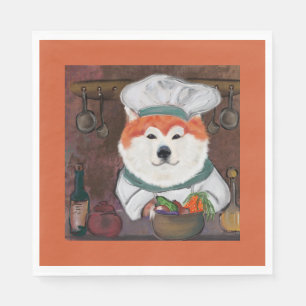 Akita     napkin