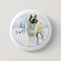 Akita Noel - Button