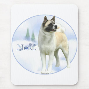 Akita Noel Mouse Pad