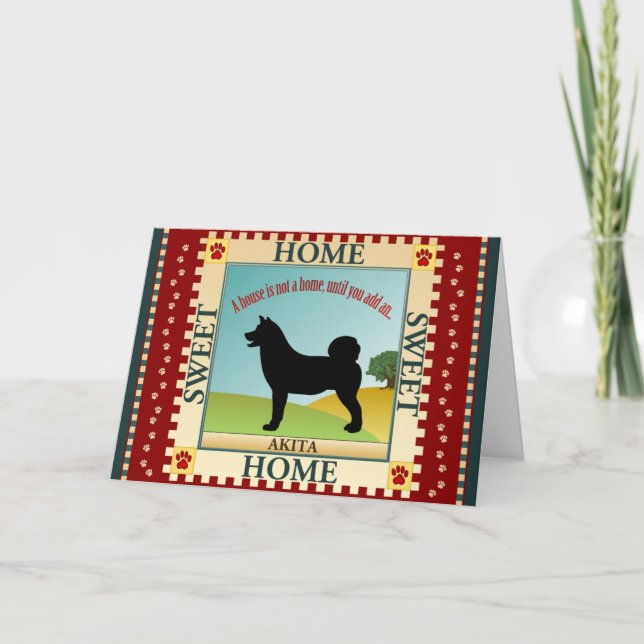 Akita Note Card (Front)