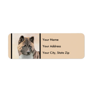 Akita Painting - Cute Original Dog Art