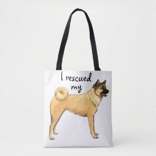 Akita Rescue Tote Bag