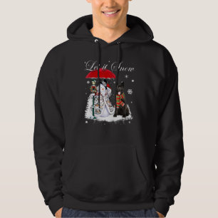 Akita Santa Dog Christmas Snowman Xmas Pajama Hoodie