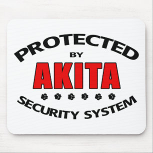 Akita Security System Mouse Pad
