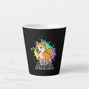 Akita shiba inu dog masters Cute Dog Gift Latte Mug
