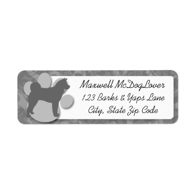 Akita Silhouette (Front)