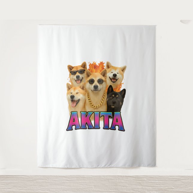 Akita  tapestry (Front)
