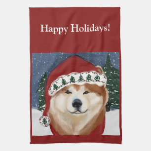 AKITA           TEA TOWEL