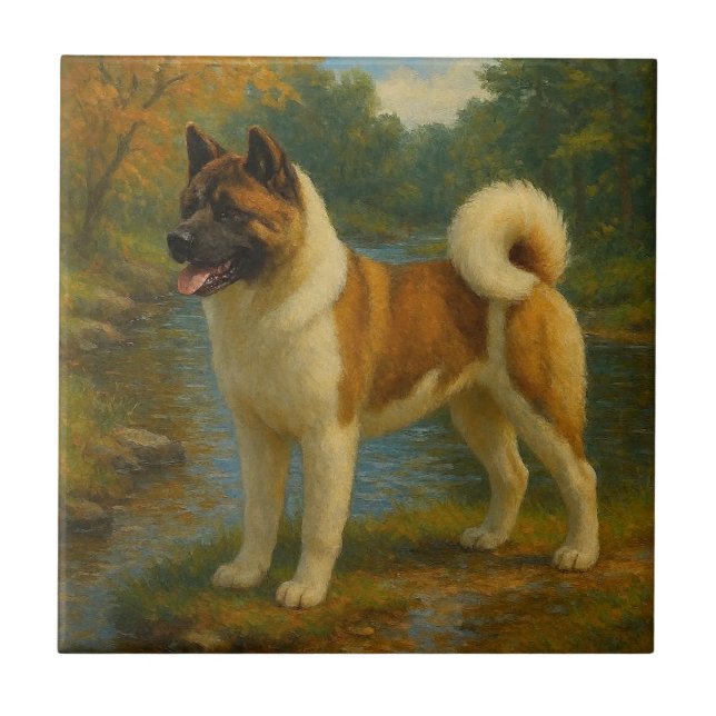 Akita Tile (Front)