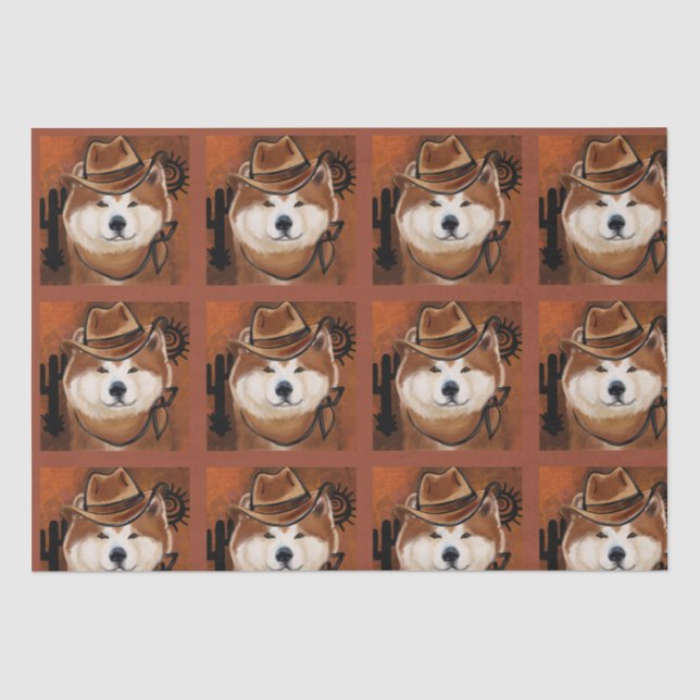 AKITA              TISSUE PAPER (Front)