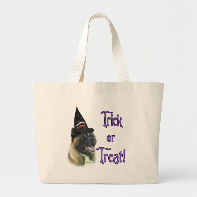 Akita Trick Large Tote Bag (Front)