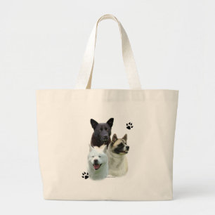 Akita Trio Large Tote Bag