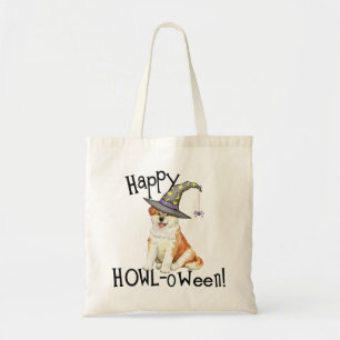 Akita Witch Tote Bag