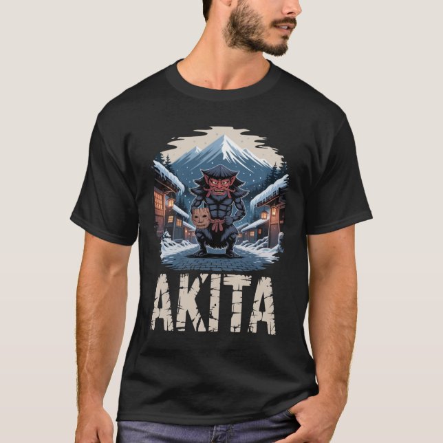 Akita Yokai Spirit  T-Shirt (Front)