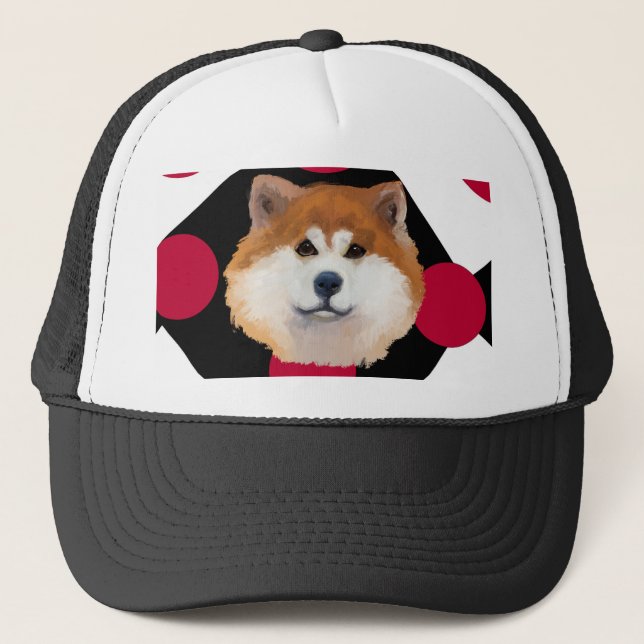 Akitas   trucker hat (Front)