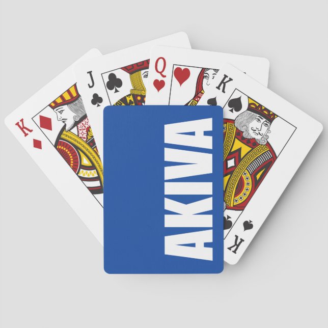 Akiva Playing Cards (Back)