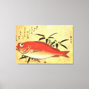 Akodai - Hiroshige's Colourful Japanese Fish Print