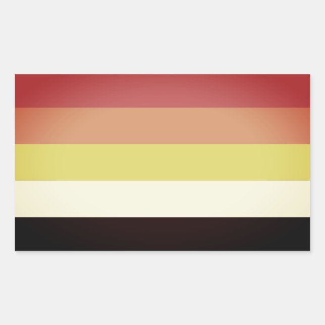 Akoisexual Akoiromantic Pride Rectangular Sticker (Front)