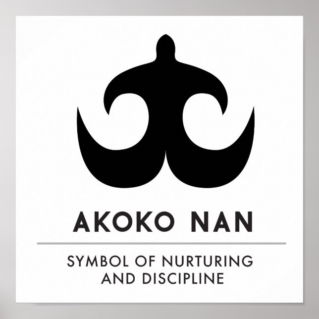AKOKO NAN | symbol of nurturing and discipline Poster (Front)