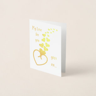 ‘Akoma’ Adinkra Valentines Day Foil Card