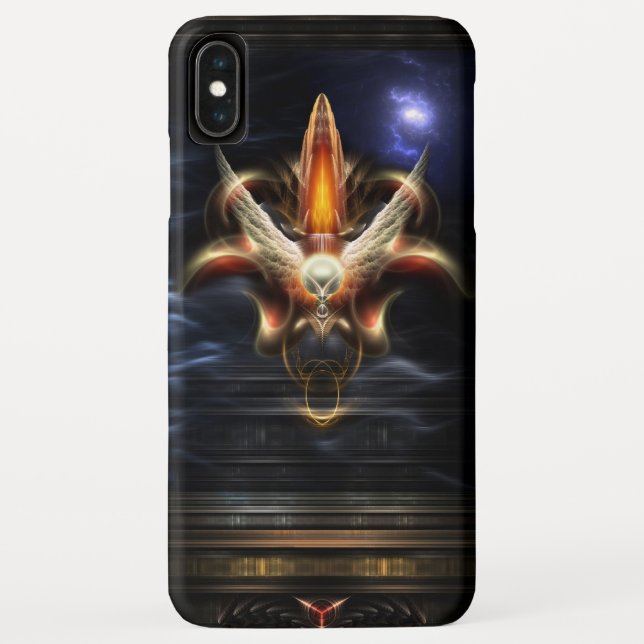 Akrellian Torch Fire Portrait Case-Mate iPhone Case (Back)