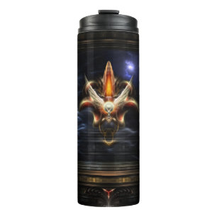 Akrellian Torch Fire Portrait Thermal Tumbler